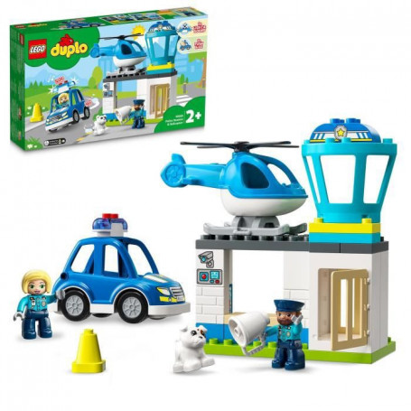 LEGO 10959 DUPLO Le Commissariat Et L'Hélicoptere De La Police. Voiture Avec Gyr 66,99 €