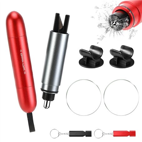 2 Pièces Marteau de Sécurité pour Voiture