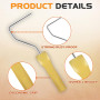 Tapvai 8 Pcs Rouleau Peinture avec Reservoir, Fit for The Job Petit Rouleau Peinture Comprend Cadre de Rouleau de Peinture, Kit