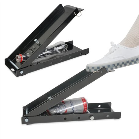 DUNTSEI Broyeur de canettes à pied pour recyclage