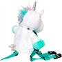 Sac à dos en peluche licorne pour nourrissons et enfants en bas âge - avec harnais de sécurité inclus - Idéal pour la garderie -