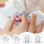 MXTIMWAN Lot de 25 Canette Machine a Coudre, Canette Plastique Bobines avec Boîte de Rangement pour Brother Singer Kenmore Janom