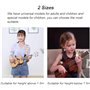 CHUANGOU Sangle de ukulélé,Sangle d'épaule réglable pour ukulélé,pour ukulélé ou Guitare de Petite Taille, Longueur Ajustable.