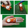 Crestgolf Golf Divot Tool avec Bouton Pop-up et Marqueur de Balle Magnétique Pitch Mark Mini-Outil Portable et Pliable Léger
