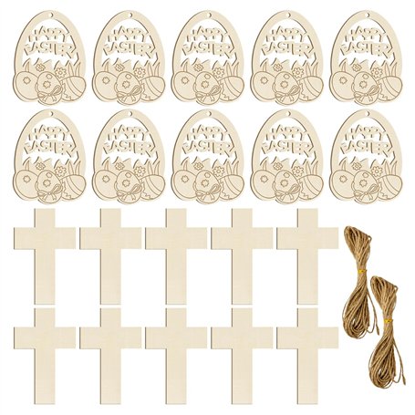 SGSCFG 20 Morceaux De Copeaux en Bois Creux