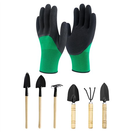 COACOM Outils De Jardin À 6 Parties Et 1 Paire De S