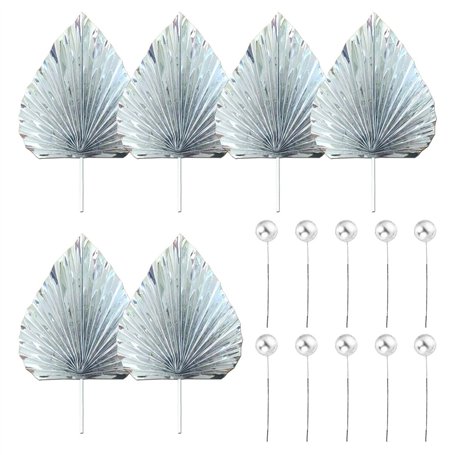 6 Inserts D'Éventail Et 10 Inserts De Boule D'Argent