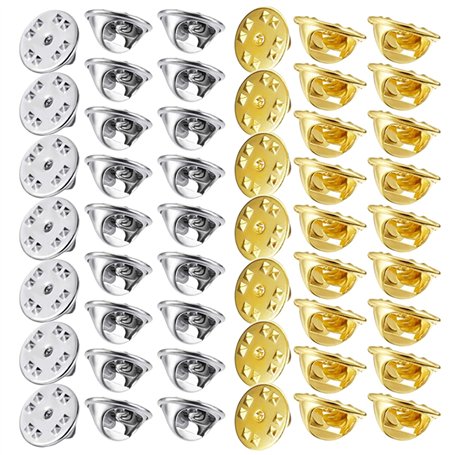 50 Morceaux De Boucles D'Aiguille en Métal