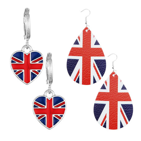 IDNVFY 2 Paires d'oreilles Métalliques