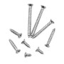 800Pcs Kit d'Assortiment de Vis Autotaraudeuses M2 en Acier Inoxydable, 8 Taille à Tête Fraisée à Empreinte Cruciforme Vis Avec
