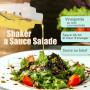 Mélangeur Vinaigrette 200 ml Plastique Sauce Mélangeur pour Salade,marinades - Melangeur Vinaigrette Gradué Shaker - Anti-Fuite