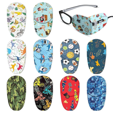 SYEYCW 10 Pièces Cache Oeil Enfant