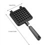 Moule À Gaufres Base En Aluminium Fondu Cuisinière Belgique Gaufrier Ménage Cuisine Gaz Gaufre Anti-Adhésif Plat