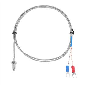 Thermocouple de Type K Filetage Fin à Vis M6 Type K 0-400 Pr Sondes de Capteur de Thermocouple Fil de Capteur de Température() Thermocouple de Type K Filetage Fin à Vis M6 Type K 0-400 Pr Sondes de Capteur de Thermocouple Fil de Capteur de Température()