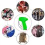 STARVAST Etiquettes de Prix Pistolet, 5Pcs Aiguilles de Rechange+1200Pcs Fils Paddle,Etiquettes Pistolet pour Vêtement Chapeaux 