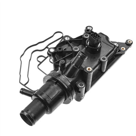 Frankberg Thermostat de Liquide de Refroidissement avec Boîtier Joint Compatible avec Clio II 1998-2008 Clio II Camionnette/Hatc