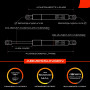 Frankberg 2x Ressorts à Gaz Hayon Compatibles avec C4 I LC Tous moteur s Hatchback 2004-2011 Remplacer# 8731J8