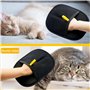 Lot de 2 Gant Poils Animaux Double Face, Gant de Toilettage Chien Chat Réutilisable, Gant pour Enlever Les Poils de Chat, Gants 