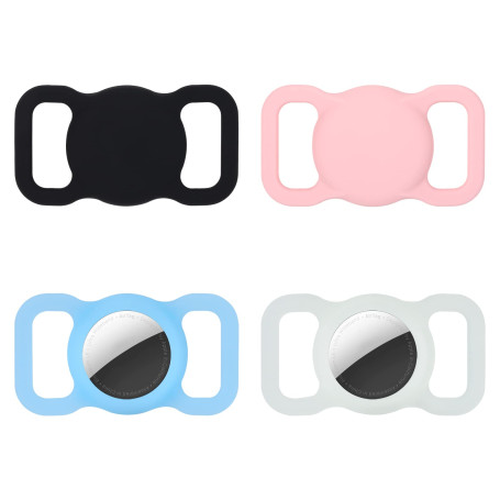 Tunejoy Étui de Protection Compatible avec Airtags Coque de Silicone pour Airtag pour Animaux de Compagnie Housse de Protection