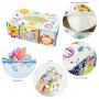TIANNAIT Kit de jeu sensoriel - Boîte à mouchoirs en coton indéchirable pour enfants - Contient 3 papiers crépitants et 8 écharp