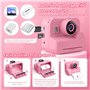 CONMRO Appareil Photo Enfant - 1080P Selfie Appareil Photo Instantané Écran 2,4 Pouces, avec Papier d'impression + Carte 32 GB, 