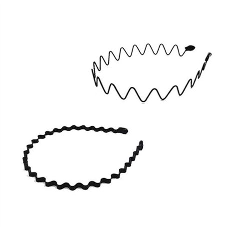 2Pcs Bandeaux en Métal