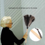Plumeau Poussiere Lavable Plumeau en Plumes Autriche Authentiques Duster Plumes d'autruche Dinde Statique Lavable à la Main avec