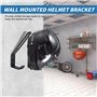 Porte Casque Moto, 2 Pièces Support Casque Moto Mural, Casque Moto Acier Inoxydable pour Suspension de Casque de Moto, Veste et