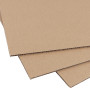 MUKCHAP Lot de 60 feuilles rectangulaires en carton ondulé 30 cm x 20 cm x 3 mm, 3 couches épaisses pour emballage, expédition e