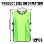 12 Pièces Adults Football Pinnies