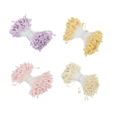 Wenrescry Pistils de Fleurs Artificielles – Environ 1440 Étamines à Double Tête