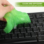 Strehknewen Lot De 4 Gels Nettoyants Pour Clavier Réutilisables, Kit De Nettoyage Pour Voiture Et Clavier, Nettoyant Anti-Poussi