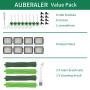22 pièces irobot Roomba Accessoires, Roomba i/e/j série i7 i7+ i3 i3+ i4 i4+ i6 i6+ i8 i8+ E5 E6 E7 j7 j7+. 4 brosses principale