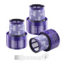3 pièces filtres et 1 pinceau de nettoyage pour Dyson V10 SV12