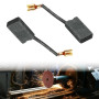 Selyse Lot de 2 paires de balais de charbon moteur - 6 x 12 x 22 mm - Pièces de rechange pour perceuses perforatrices Titan TTB2
