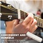 2 morceaux de pont d'os de guitare, adapté aux guitares acoustiques et classiques à 6 cordes