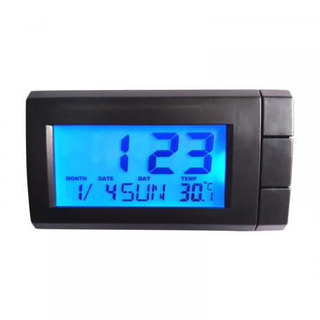 4 en 1 Thermomètre d'horloge Voiture
