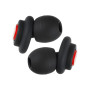 Bouchons d’oreilles pour dormir en silicone souple – Protection auditive réutilisable avec 6 embouts en S/M/L – Bouchons pour la