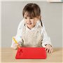 Tablette Dessin Enfant magnétique – Jeux pour occuper Les Enfants dans la Voiture – Magnetic Book éducatif Rouge, idéal pour Les