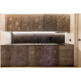 Profil aluminium pour bande LED avec diffuseur opaque PACK 6 mètres avec support de montage angulaire L, barre en aluminium LED