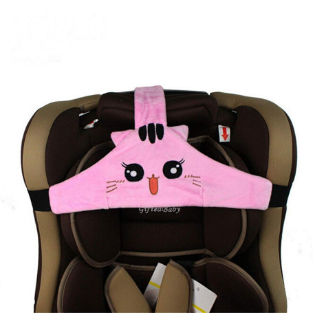 Fixation pour siège d'enfant Bandeau réglable de voiture Bandeau pour bébé Ceinture de soutien de tête réglable Ceinture pour su