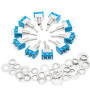 QitinDasen 25Pcs Premium Mini Interrupteur à Bascule 6A / 125VAC, 3 Broches ON/ON 2 Position SPDT, MTS102
