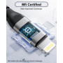 [Certifié MFi] Apple Câble Charge Rapide Câble Lightning