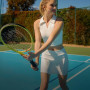 XFSRG Jupe de Tennis pour Femme avec Short et Poches Taille Haute pour Golf Cyclisme Randonnée Course à Pied