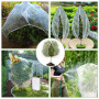 CUVZORA Filets Protection Plantes Anti-Oiseaux et Insectes, avec Fermeture Éclair + Cordon Serrage - pour Arbres Fruitiers, Légu