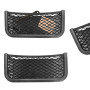 Filet Rangement Voiture Pochette Stockage - 2 Pièces Sac de Rangement Universel Multifonctionnel Auto-adhésif en Filet pour Les 