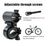 xiruiubao Support Lampe Vélo, Rotatif à 360 Degrés Support de Lampe de Poche de Vélo, Universel Pince de Lampe de LED à Dégageme