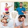 Lot de 120 bandes nasales magnétiques, douces pour la peau et respirantes, confortables pour homme et femme