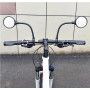 LEXICANMHS Lot de 2 rétroviseurs de vélo HD rotatifs à 360° et pliables - Rétroviseurs de vélo pour guidon de 17,4 à 22 mm - Rét