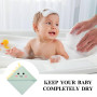YZROHYI Serviette de Bain a Capuche Bebe 80 X 80 cm,Serviette Bebe Naissance,Bath Towel Baby,Peignoir Bébé Naissance,Serviettes 